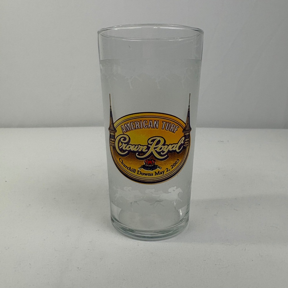Vintage Crown Royal American Turf Churchill Downs 2003 Julep Glass